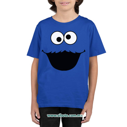 Playera Niño Plaza Sesamo Cookie Monster