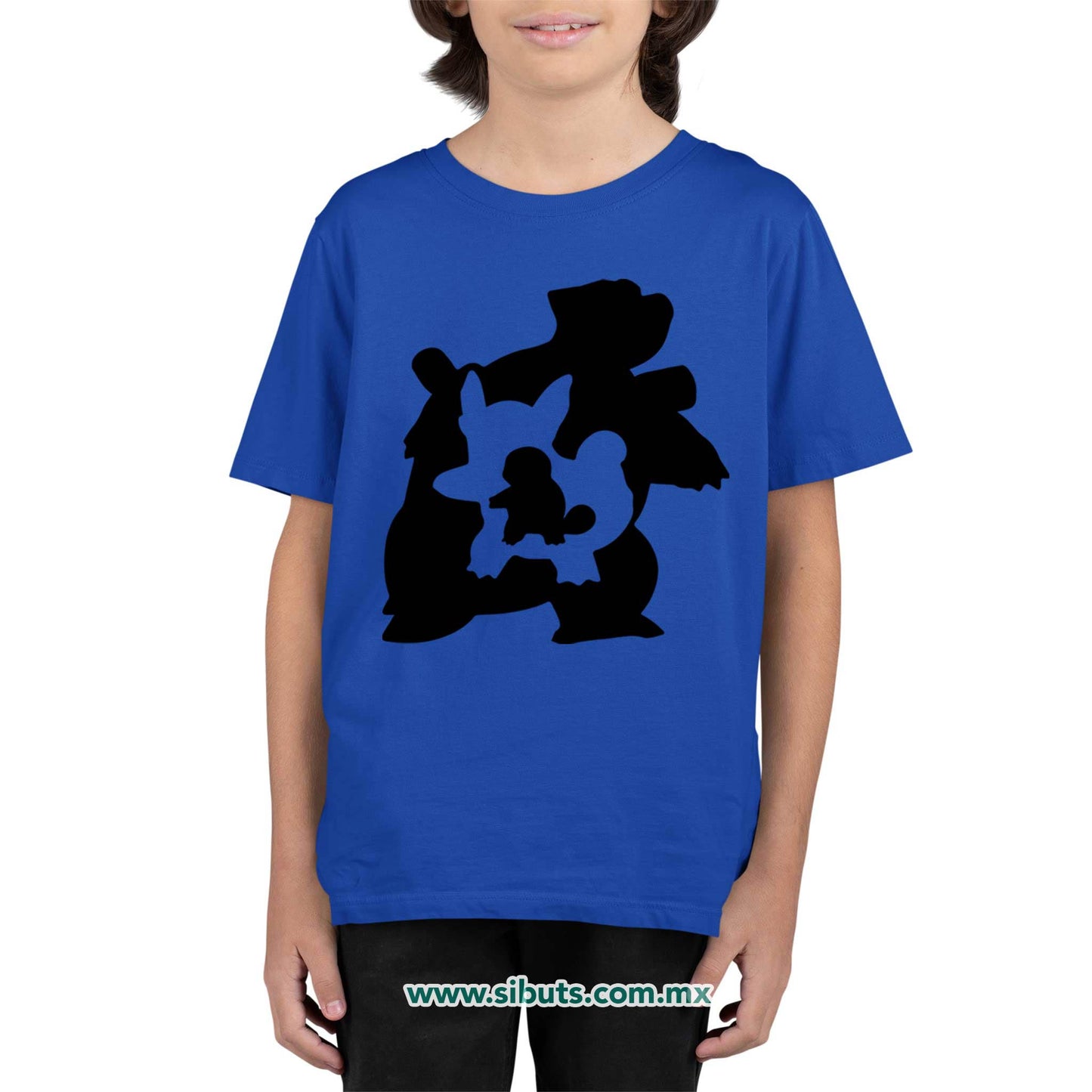 Playera Niño Pokemon Squirttle Evolutions
