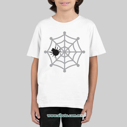 Playera Niño Araña en Telaraña