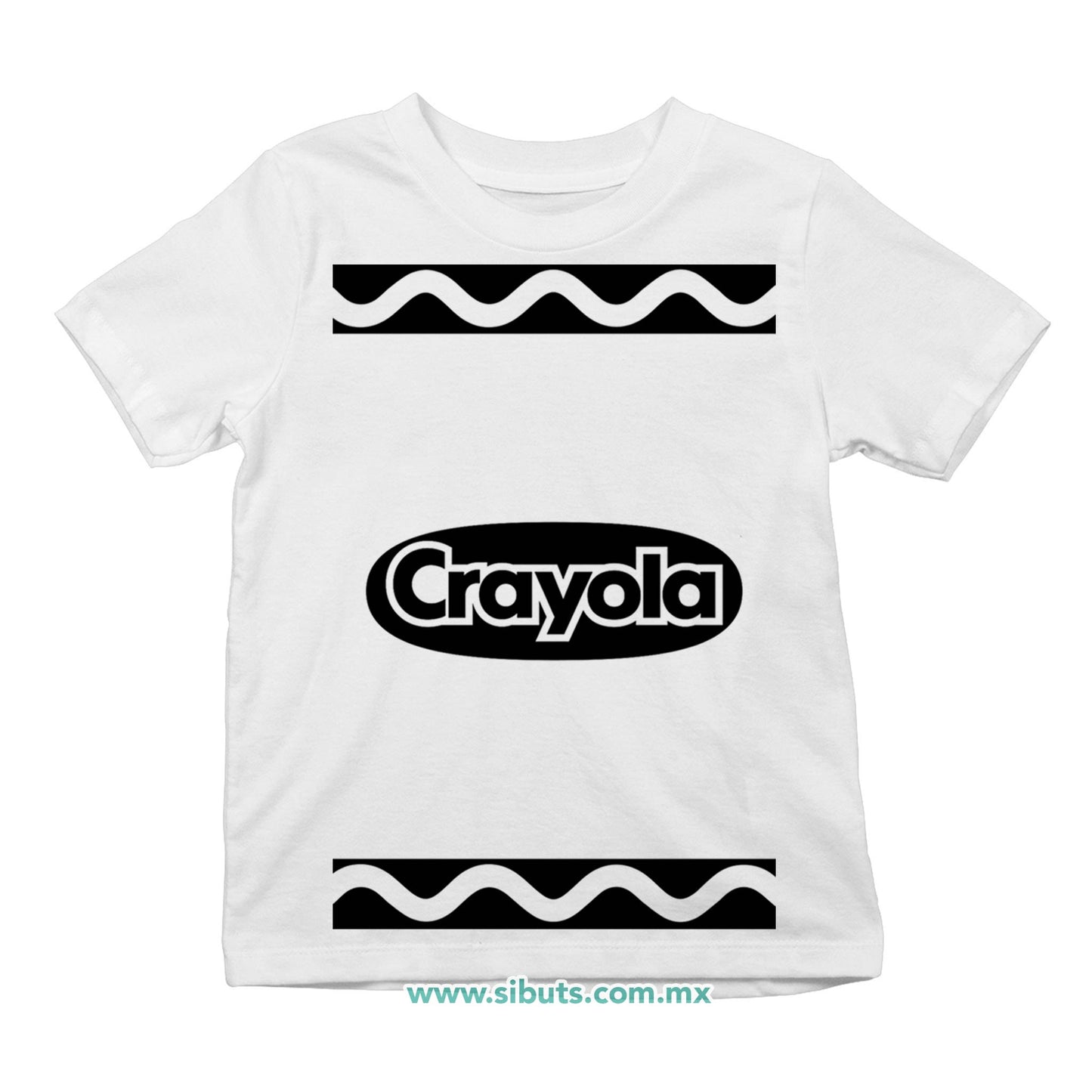 Playera Niño Crayola Blanca