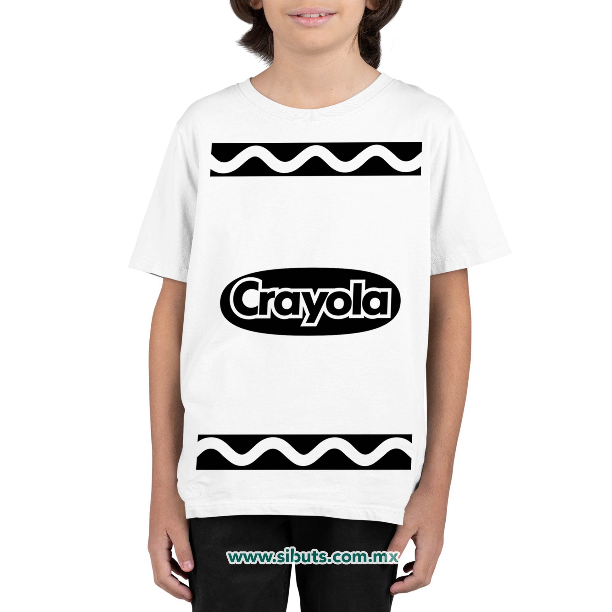Playera Niño Crayola Blanca