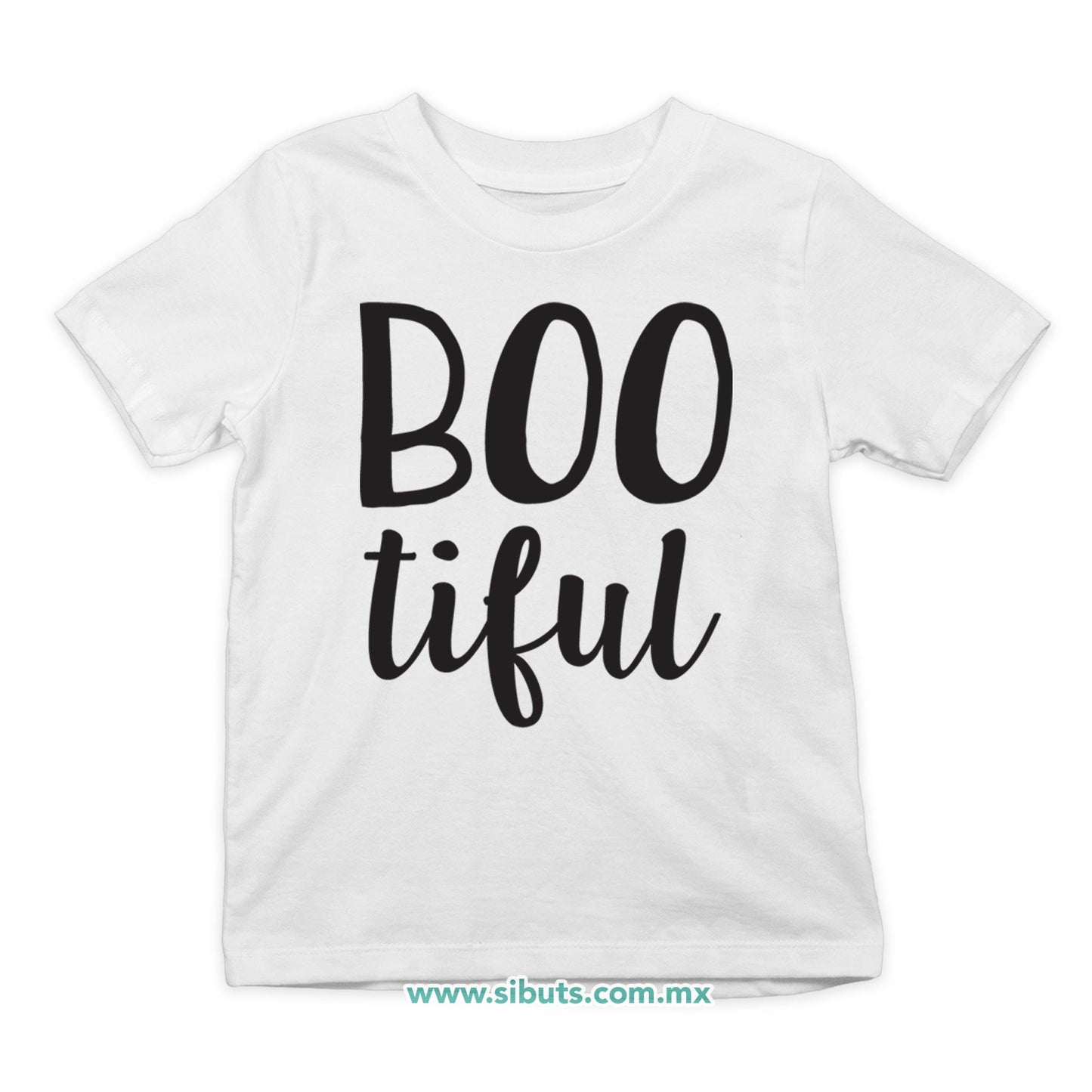 Playera Niño Halloween Boo Tiful