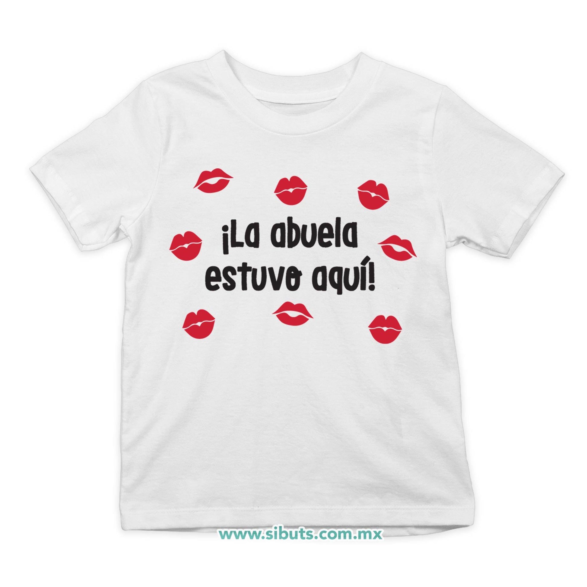 Playera Niño La Abuela Estuvo Aquí