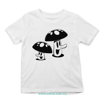 Playera Niño Mushrooms Hongos