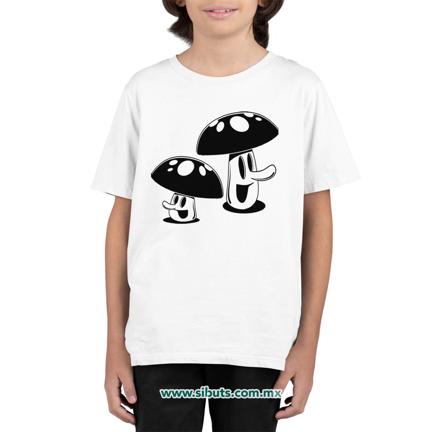 Playera Niño Mushrooms Hongos