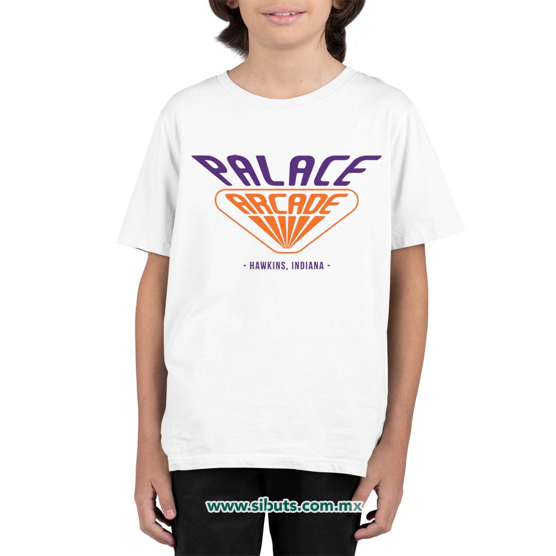 Playera Niño Stranger Things Palace Arcade
