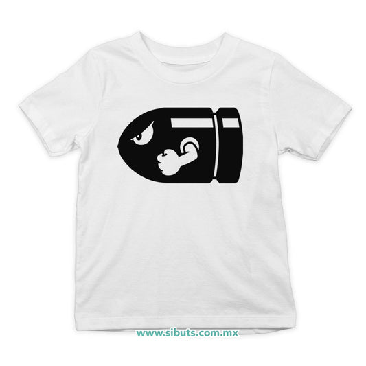 Playera Niño Super Mario Bross Bullet