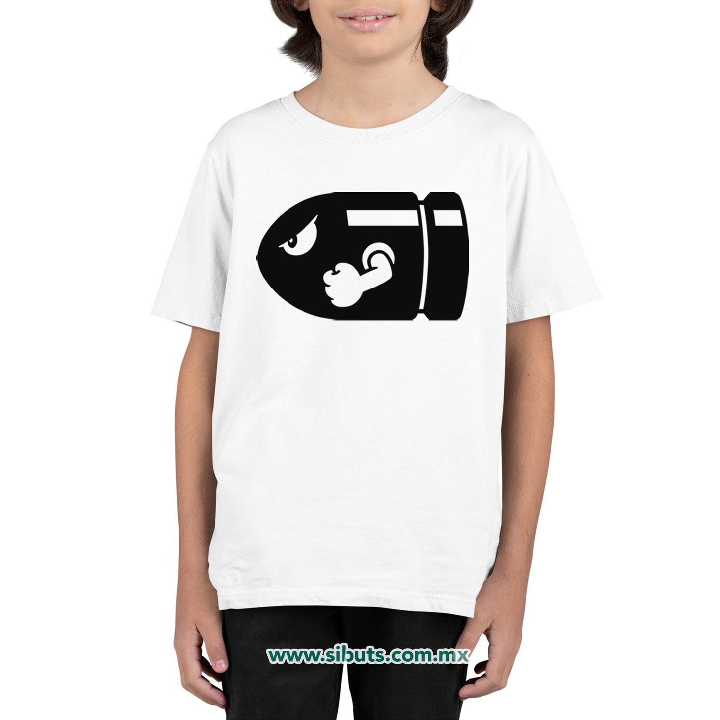 Playera Niño Super Mario Bross Bullet