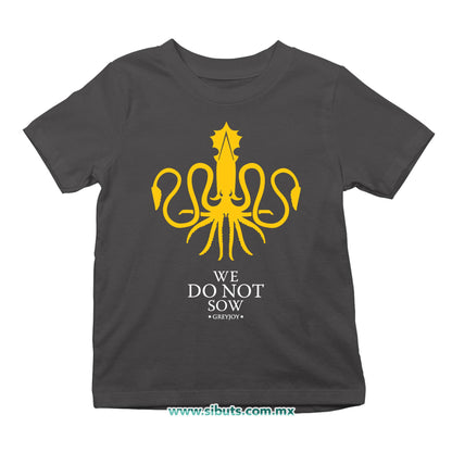 Playera Niño Game Of Thrones House Greyjoy
