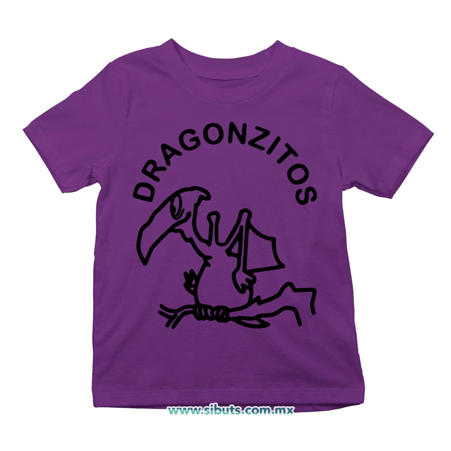 Playera Niño Dulces Dragonzito Morado