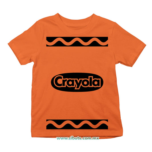 Playera Niño Crayola Naranja