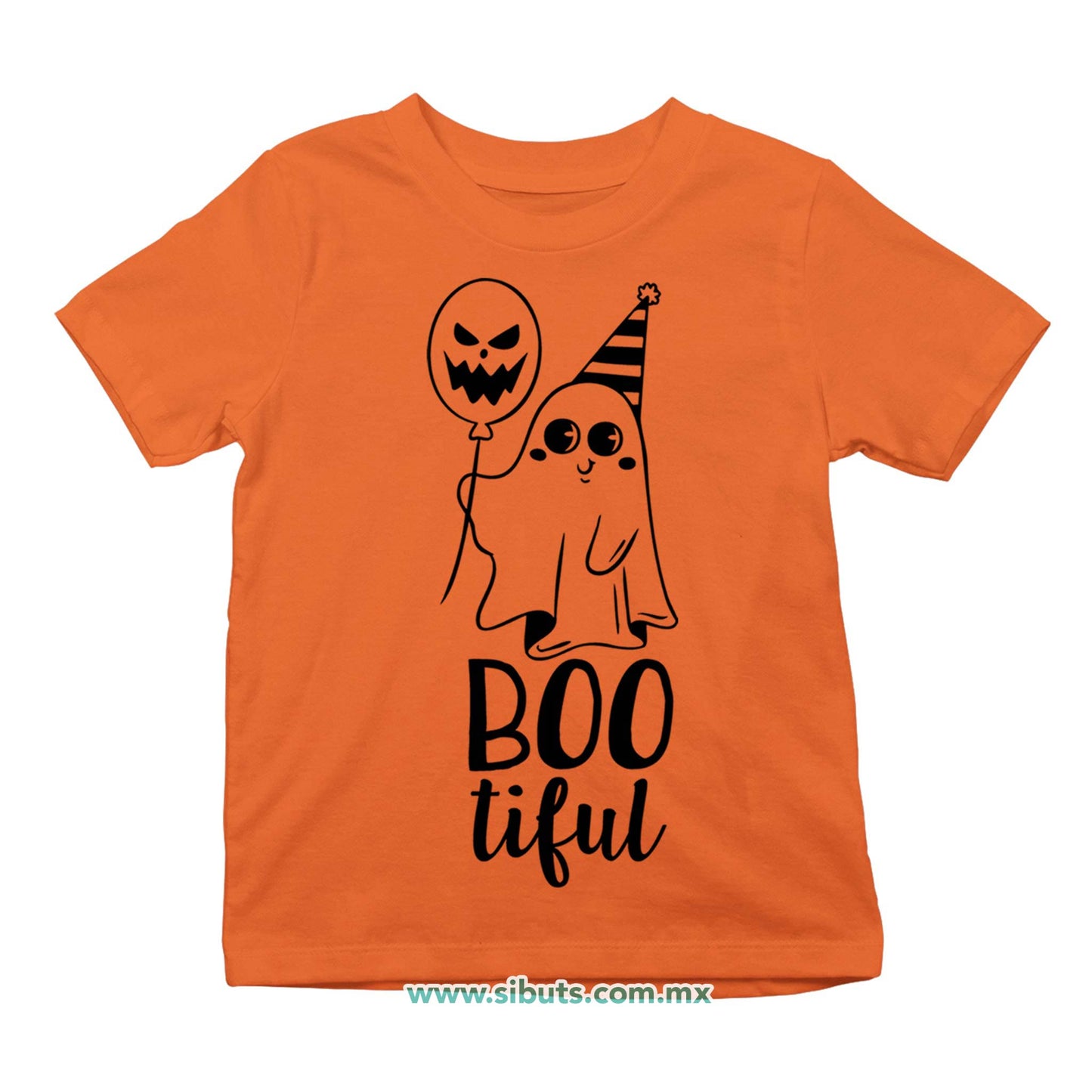 Playera Niño Halloween Boo Tiful
