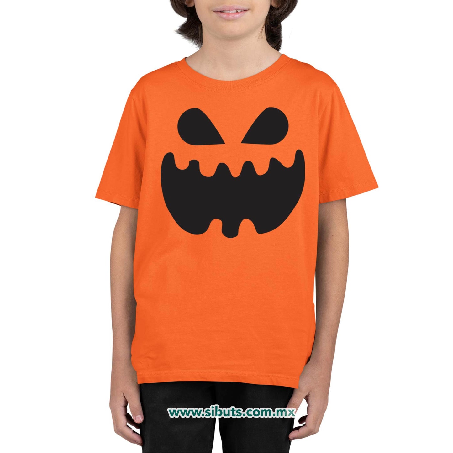 Playera Niño Halloween Calabaza Pumpkin