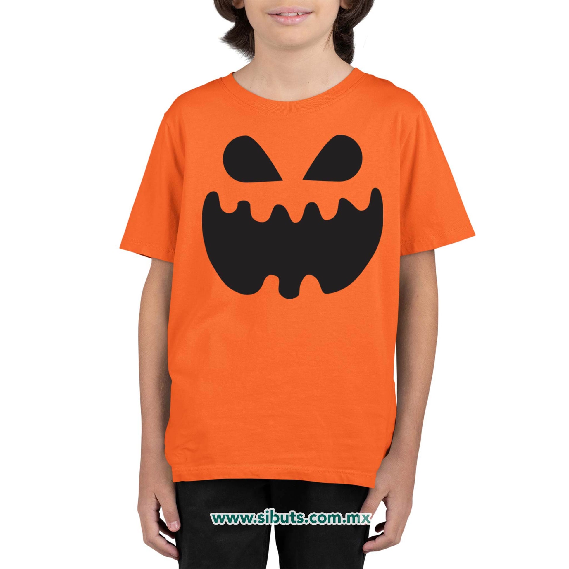 Playera Niño Halloween Calabaza Pumpkin