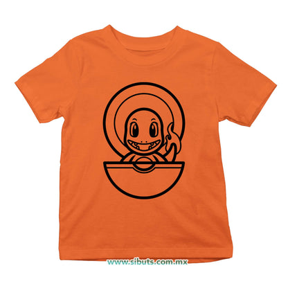 Playera Niño Pokemon Charmander Point