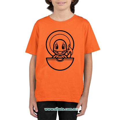 Playera Niño Pokemon Charmander Point