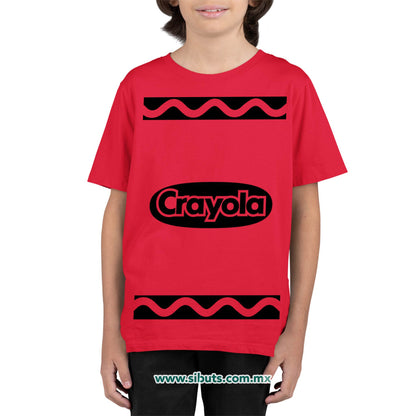 Playera Niño Crayola Rojo