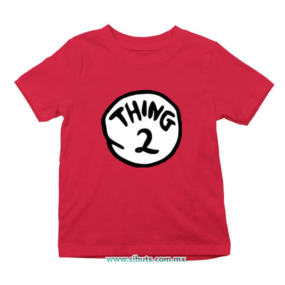 Playera Niño Dr. Seuss Thing 2