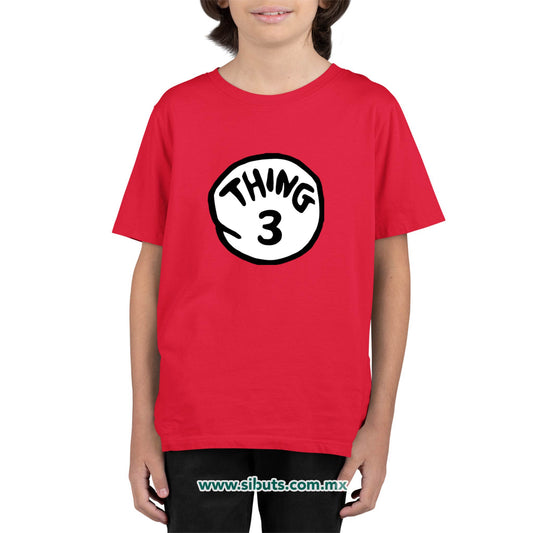 Playera Niño Dr. Seuss Thing 3