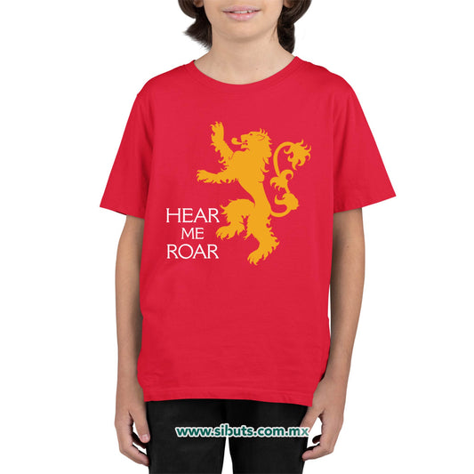 Playera Niño Game Of Thrones House Lanister
