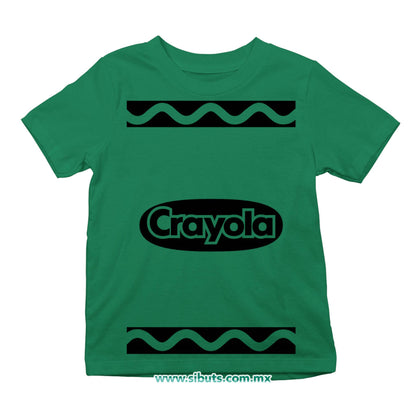 Playera Niño Crayola Verde