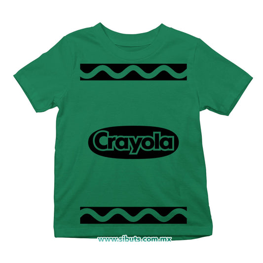 Playera Niño Crayola Verde