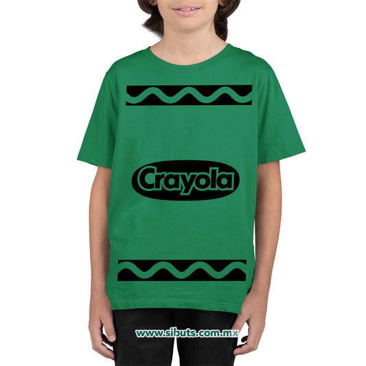 Playera Niño Crayola Verde