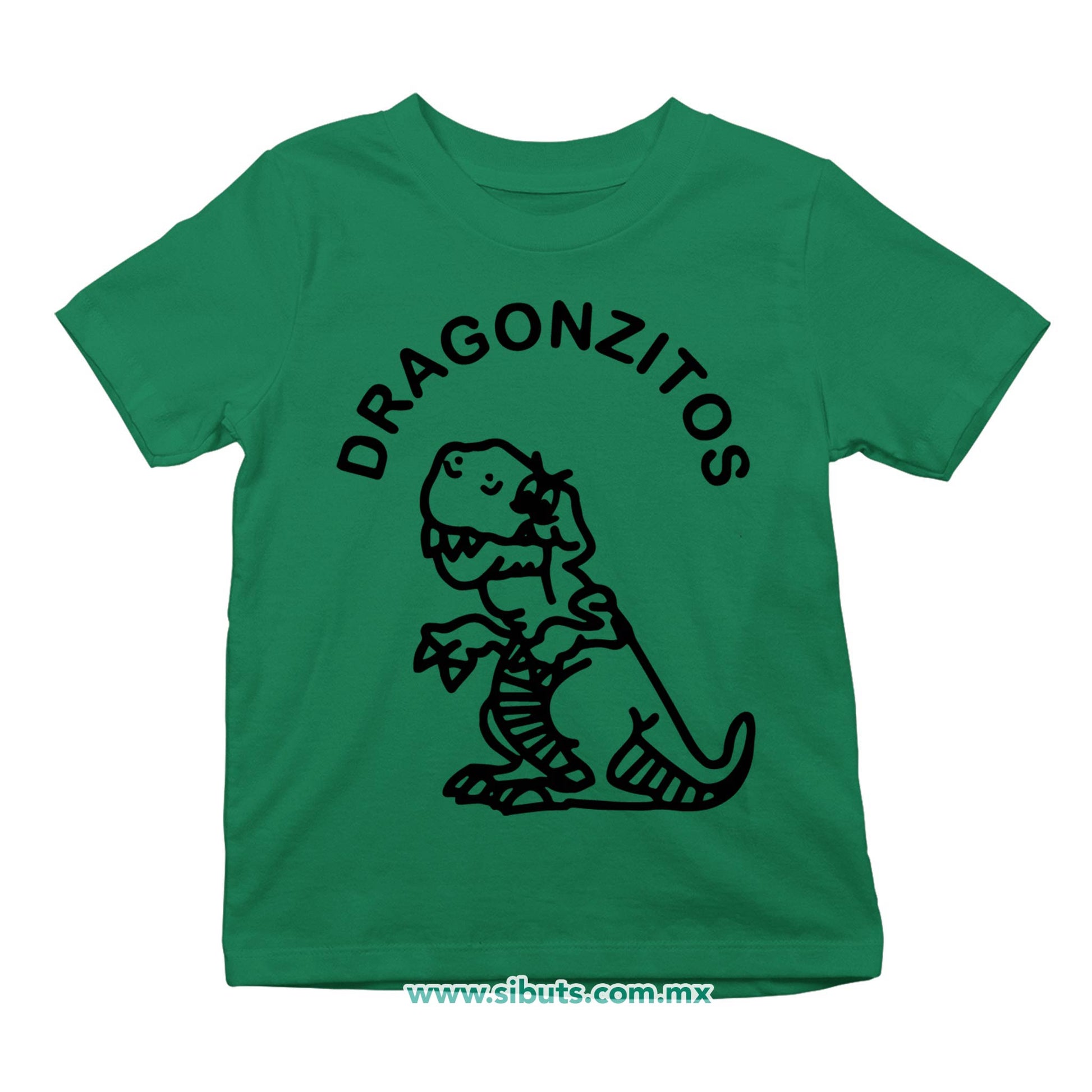 Playera Niño Dulces Dragonzito Verde