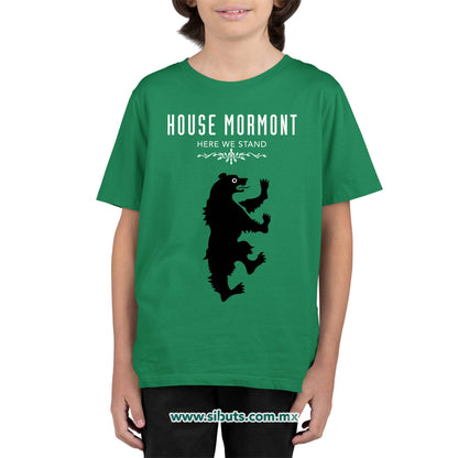 Playera Niño Game Of Thrones House Mormont