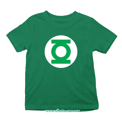 Playera Niño Linterna Verde