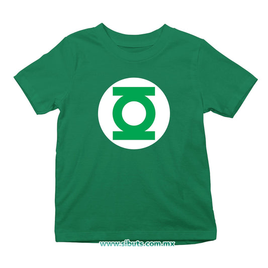 Playera Niño Linterna Verde
