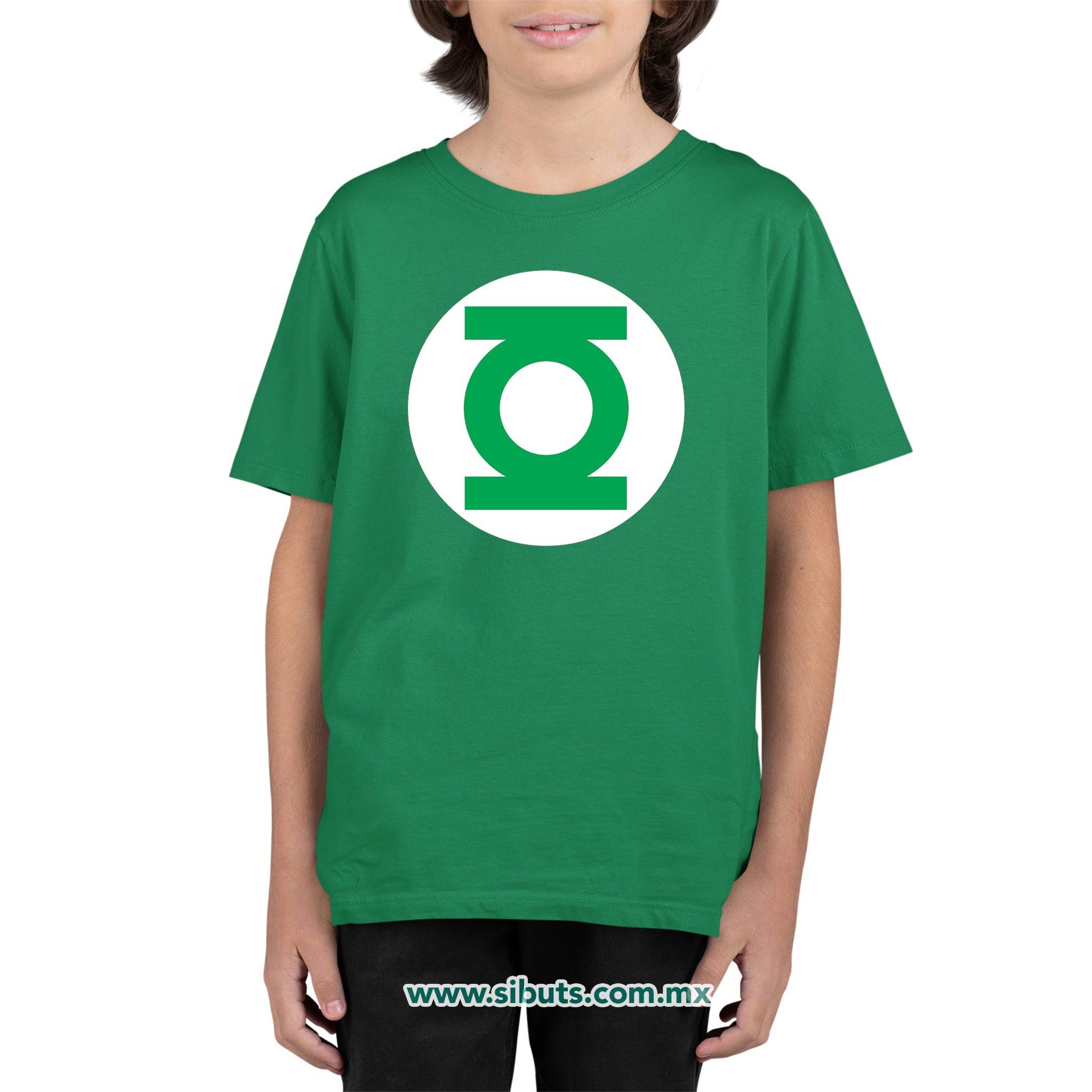 Playera Niño Linterna Verde