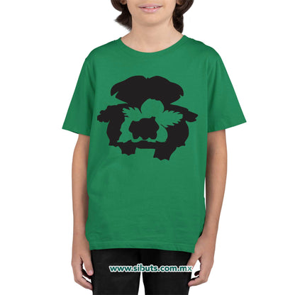 Playera Niño Pokemon Bulbasaur Evolutions