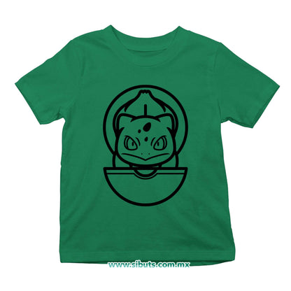 Playera Niño Pokemon Bulbasaur Point