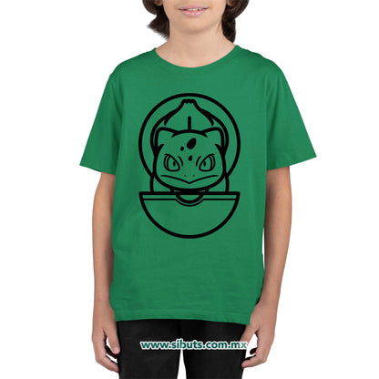 Playera Niño Pokemon Bulbasaur Point