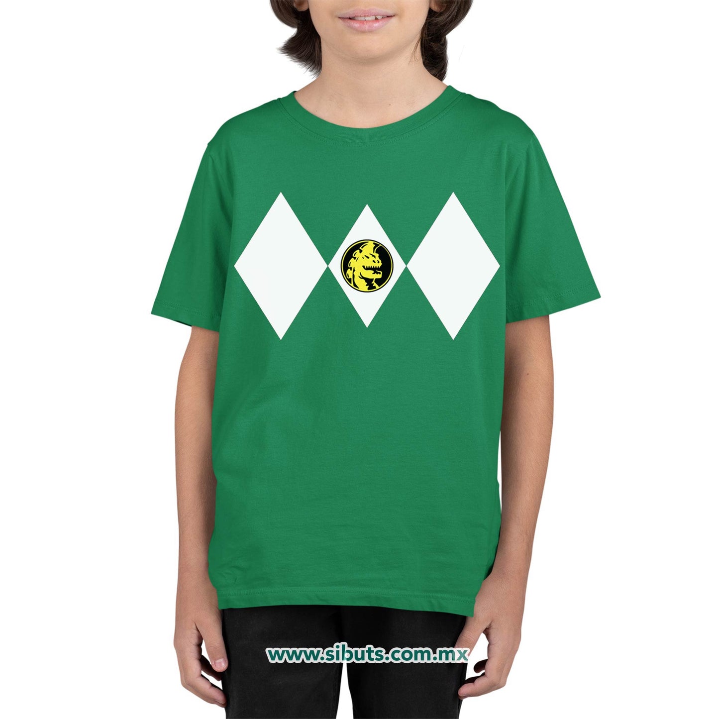 Playera NIño Power Ranger Verde
