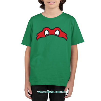 Playera Niño Tortuga Ninja Rafael