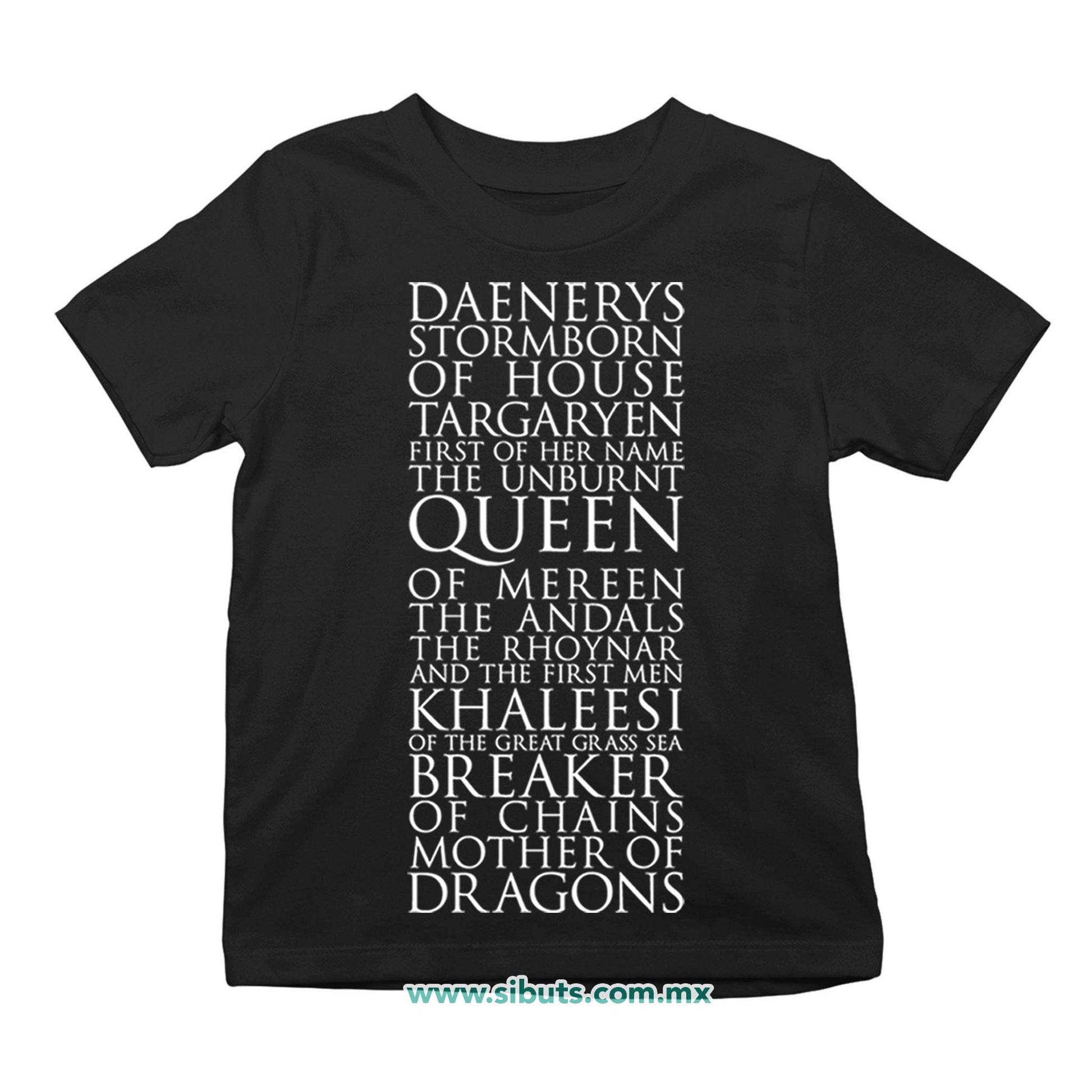 Playera Niño Game Of Thrones Daenerys