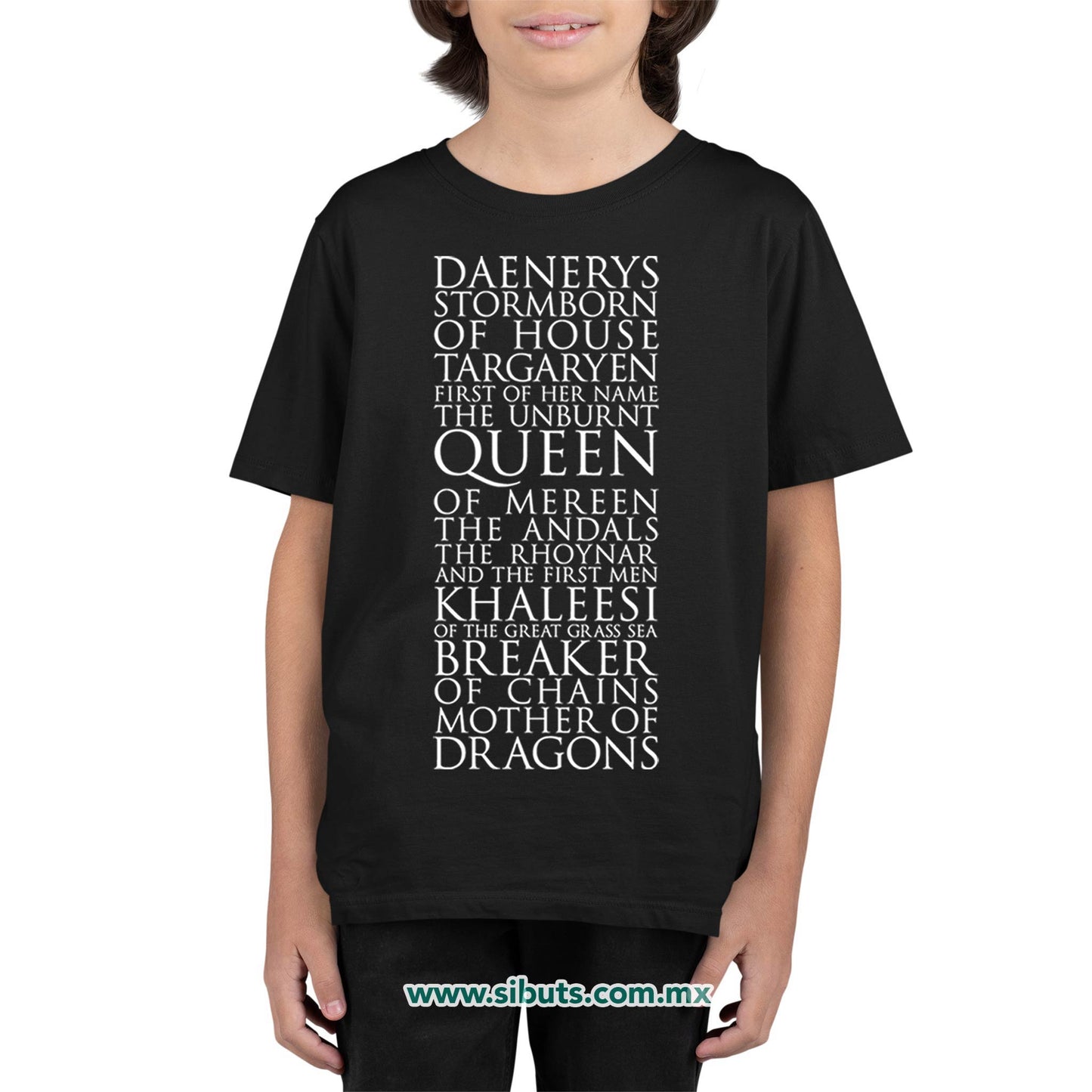 Playera Niño Game Of Thrones Daenerys