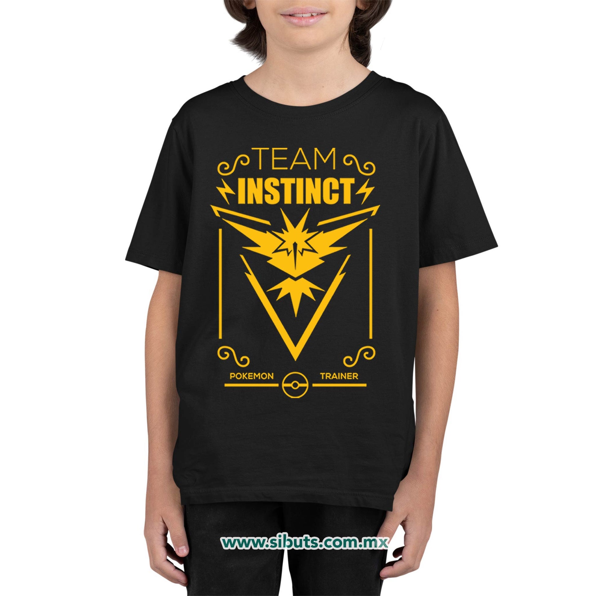 Playera Niño Pokemon Go Team Instinct
