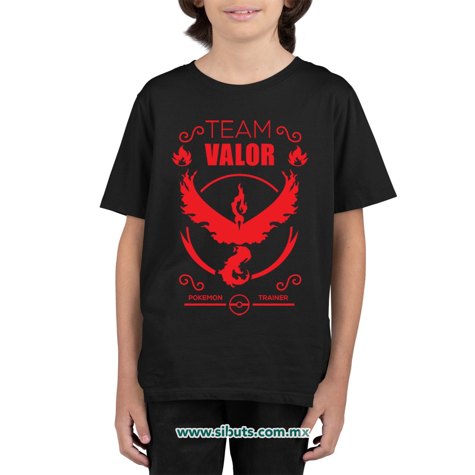 Playera Niño Pokemon Go Team Valor