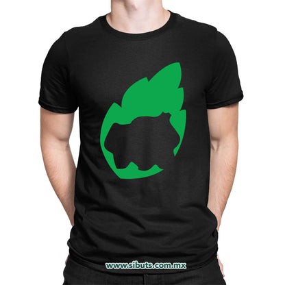 Playera Hombre Pokemon Bulbasaur