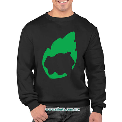 Sudadera Hombre Cuello Redondo Pokemon Bulbasaur