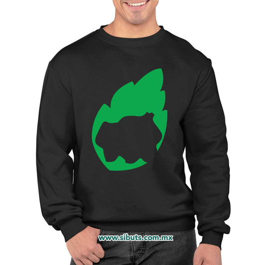 Sudadera Hombre Cuello Redondo Pokemon Bulbasaur