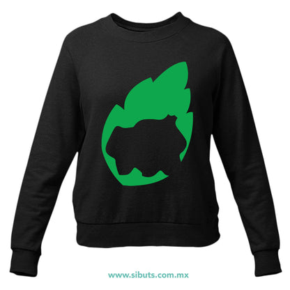 Sudadera Mujer Cuello Redondo Pokemon Bulbasaur