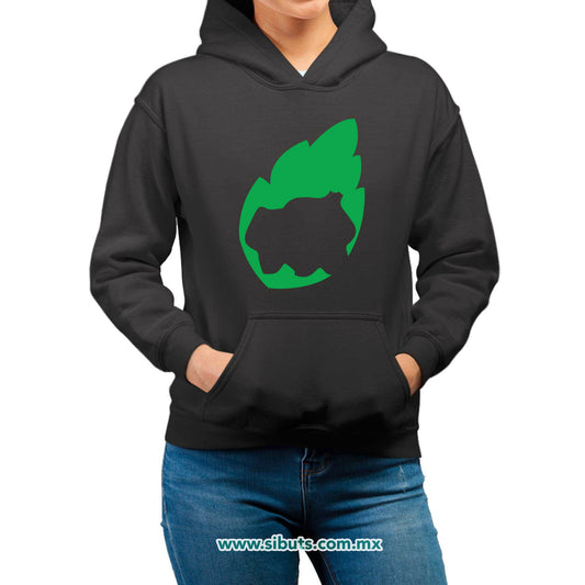 Sudadera Mujer Gorro Pokemon Bulbasaur
