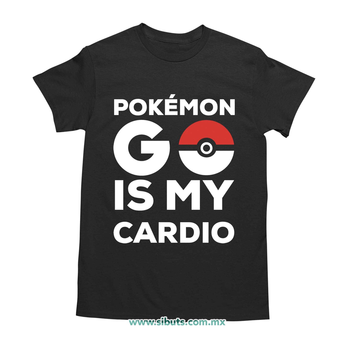 Playera Hombre Pokemon Go Is My Cardio