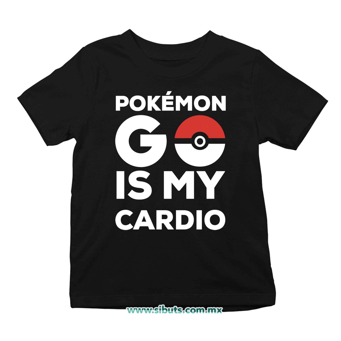 Playera Niño Pokemon Go Is My Cardio