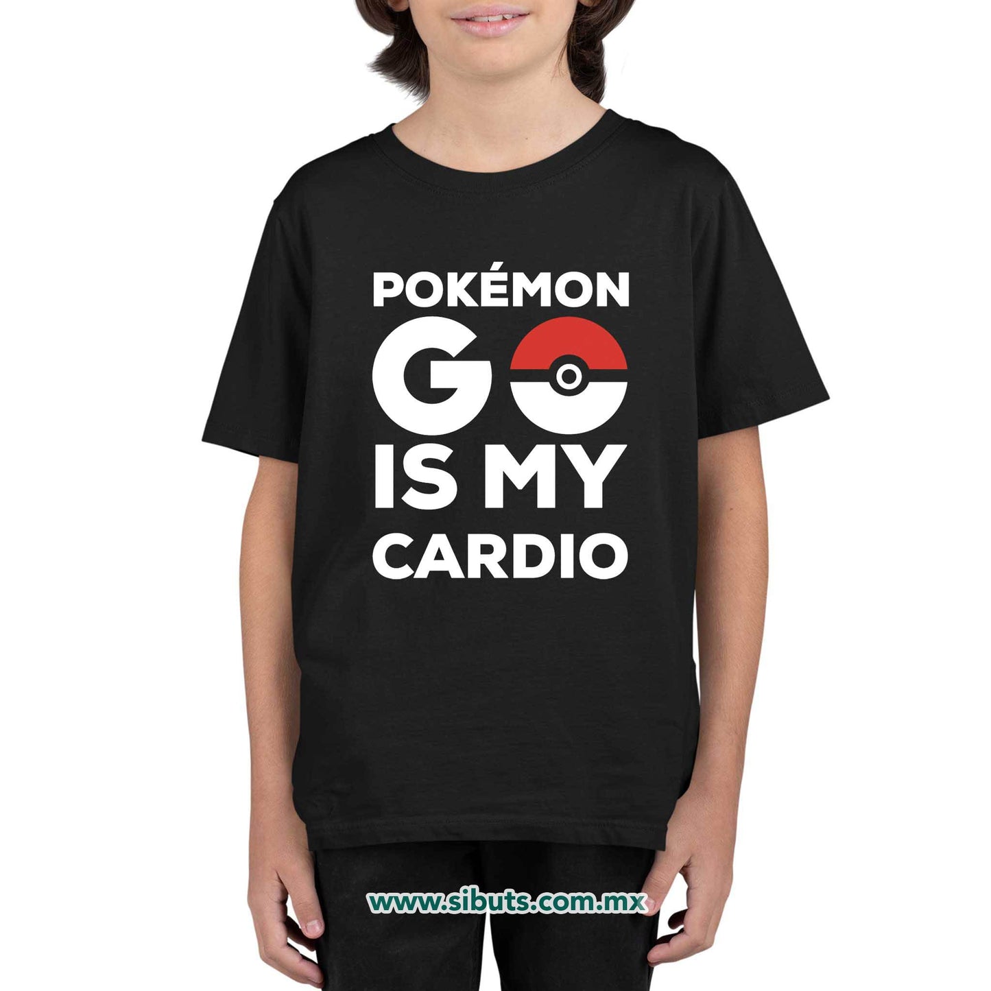Playera Niño Pokemon Go Is My Cardio
