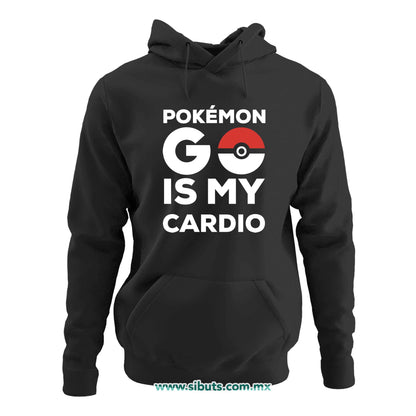 Sudadera Mujer Gorro Pokemon Go Is My Cardio